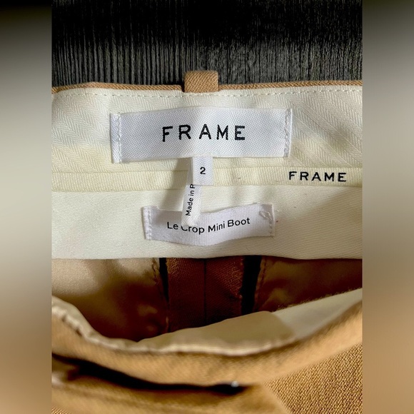 FRAME color TAN Le crop mini boot in size 2 - Picture 5 of 6